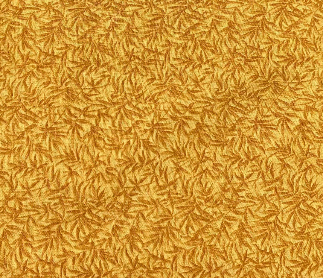 Gold Fabric by the Yard, Yellow Fabric, Gold Cotton Fabric, Yellow
