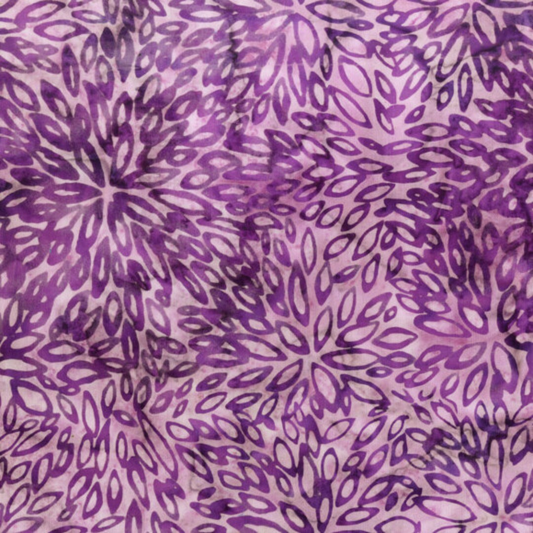 Purple Batik by the Yard From Anthology Batiks, Fig Purple Batik, Fig ...