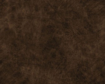 Brown fabric by the yard, chocolate brown fabric, brown grunge paint fabric, brown cotton, brown blender fabric, #21123