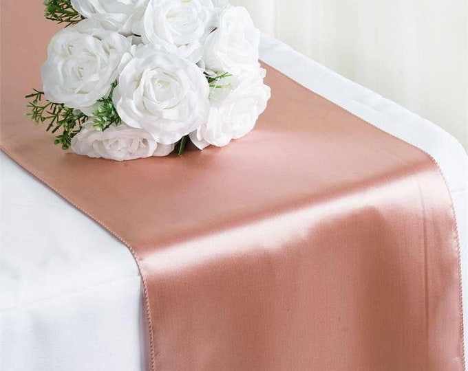 Mauve Satin Table Runner Mauve Wedding Table Runner 12X108 Etsy
