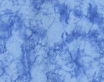 Tissu bleu clair par cour, tissu de marbre bleu clair, tissu tourbillon bleu clair, mélangeurs en tissu bleu, coton quilters bleu, #18282