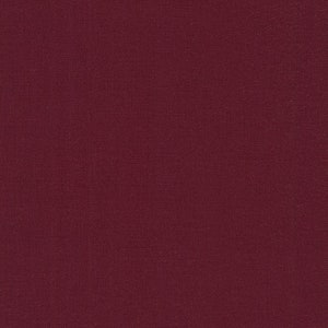 Kona Cotton Burgundy K001-1054 Robert Kaufman, Kona solid fabric, solid red cotton fabric, solid fabric, burgundy fabric, #23322