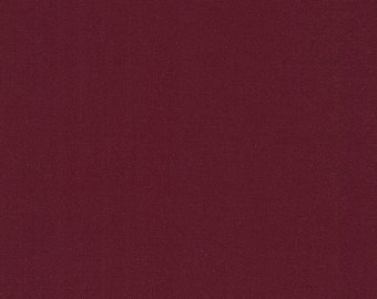 Kona Cotton Burgundy K001-1054 Robert Kaufman, Kona solid fabric, solid red cotton fabric, solid fabric, burgundy fabric, #23322