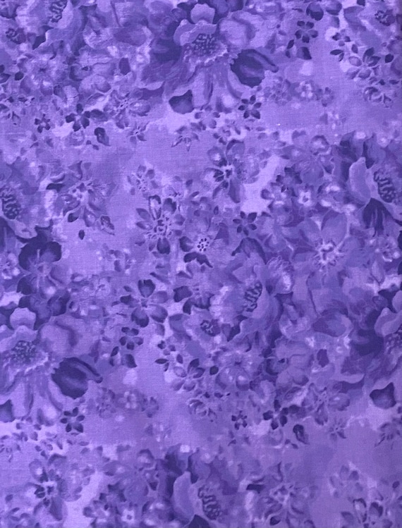 Purple Fabric by the Yard Purple Fabric Basics Purple Etsy