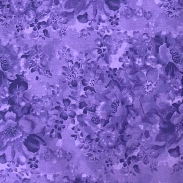 Purple fabric by the yard, purple fabric basics, purple cotton, purple blender fabric, purple floral fabric, purple flower fabric, #22303