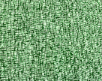 Kelly green fabric by the yard, kelly green basket weave fabric, kelly green cotton fabric, bright green fabric, thatched fabric, #20476