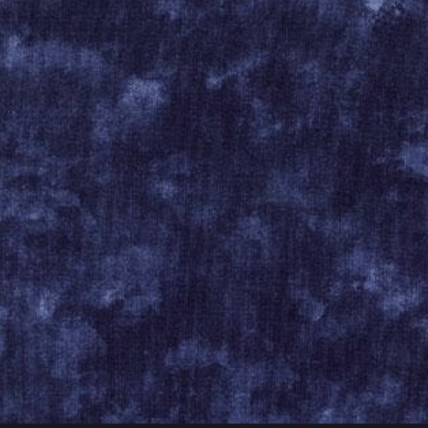 Navy blue fabric by the yard by Moda Marbles, navy cotton, navy blender fabric, navy fabric basics, navy blue marble fabric, #24017