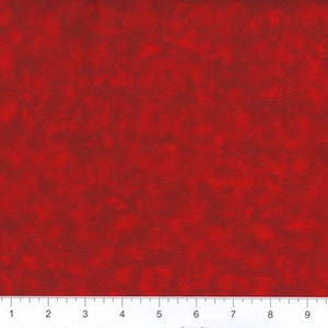Red fabric by the yard, red marble fabric, red cotton fabric, red fabric blenders, red tonal fabric, ruby red fabric, #21020