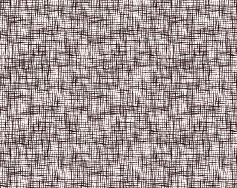 Brown fabric by the yard, brown basket weave fabric by the yard, brown cotton fabric, dark brown fabric, brown thatched fabric, #20481