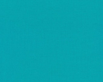 Breakers blue solid cotton fabric by the yard Kona Cotton Breakers K001-440 Robert Kaufman, #23387
