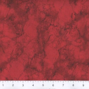 Red fabric by the yard, red marble fabric, red fabric by the yard, red cotton fabric, #18299