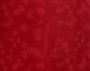 Red fabric by the yard, red blenders fabric, red tonal fabric, red cotton fabric, red fabric basics, #20336