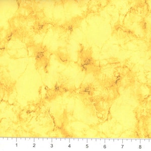Yellow fabric by the yard, yellow marble fabric by the yard, yellow cotton fabric, yellow fabric basics, yellow blender fabric, #19252