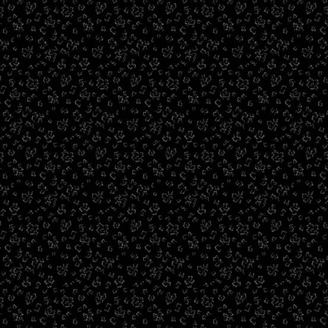 Black Fabric by the Yard From Andover Fabrics by Midnight Magic