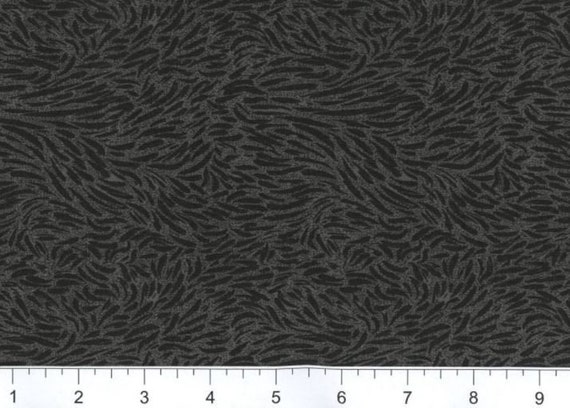 Black fabric by the yard, black tonal fabric, black modern fabric, black  fabric basics, black strokes fabric, black speckled fabric, #20361