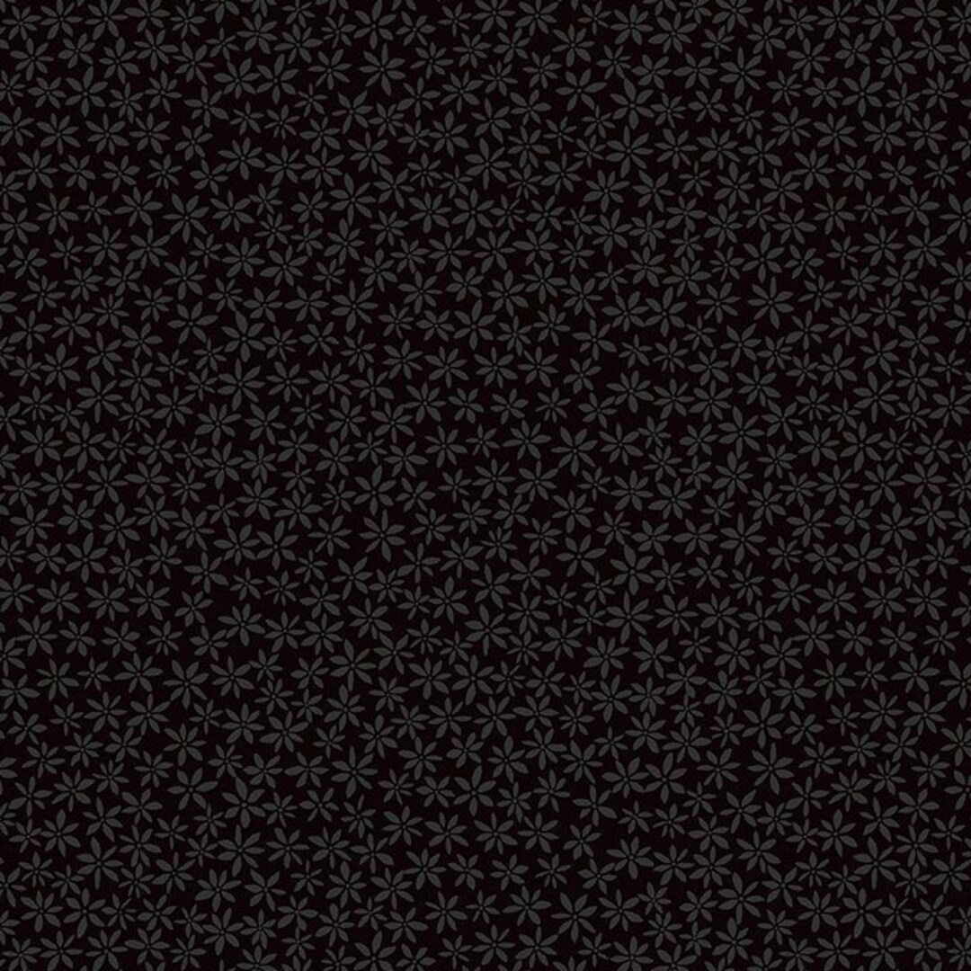 Black on Black Fabric by the Yard by Timeless Treasures, Black Cotton