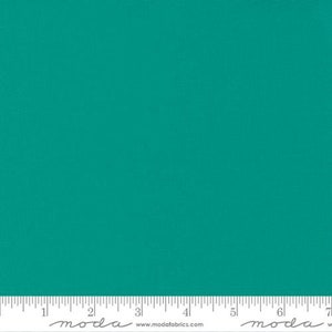 Moda Bella Solids in Jade 9900 108, solid green fabric, solid fabric, green cotton, green fabric basics, jade green fabric, #23643