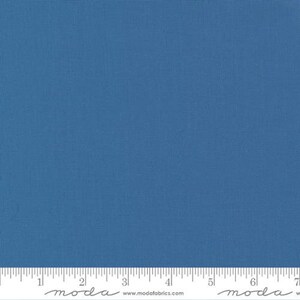 Moda Bella Solids in Sea Blue 9900 138, solid blue fabric, solid fabric, blue cotton, blue fabric basics, sea blue fabric, #23646