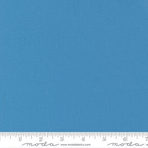 Moda Bella Solids in Coastal 9900 137, solid blue fabric, solid fabric, blue cotton, blue fabric basics, coastal blue fabric, #24271
