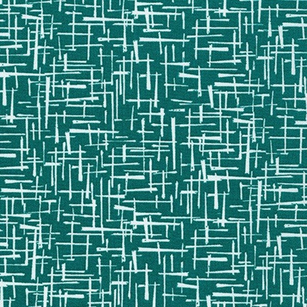 Emerald fabric by the yard by Violet Craft Modern Classics Collection for Robert Kaufman, modern fabric, green fabric, #22035