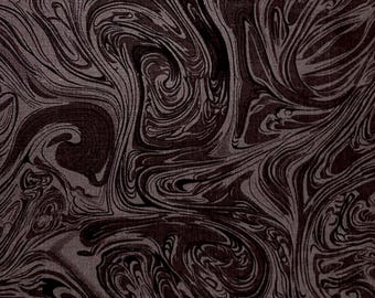3 Yards black gray cotton quilt back fabric 108 inches wide, #23884