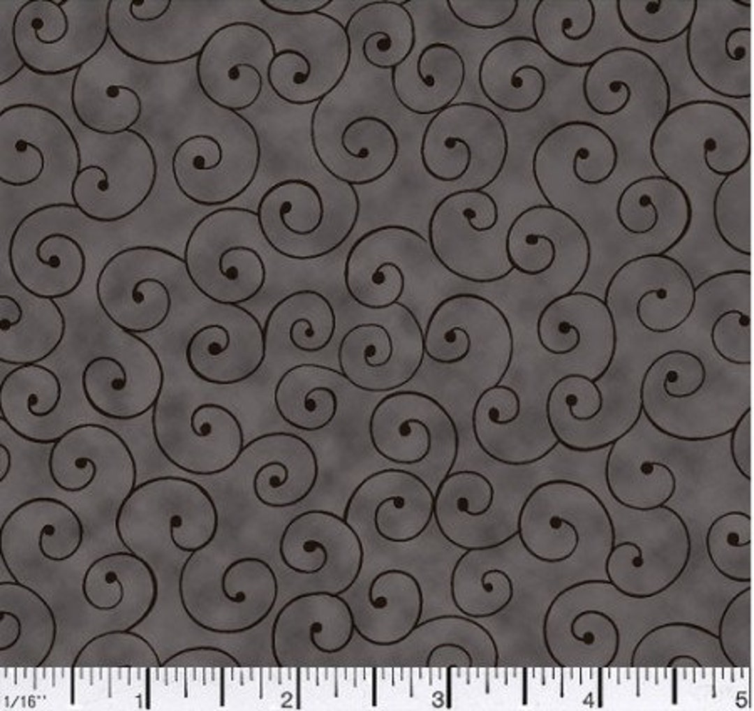 Black Fabric by the Yard From Andover Fabrics by Midnight Magic