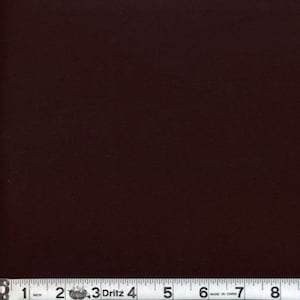 Tela de algodón lisa color marrón chocolate cortada a medida, n.° 20200