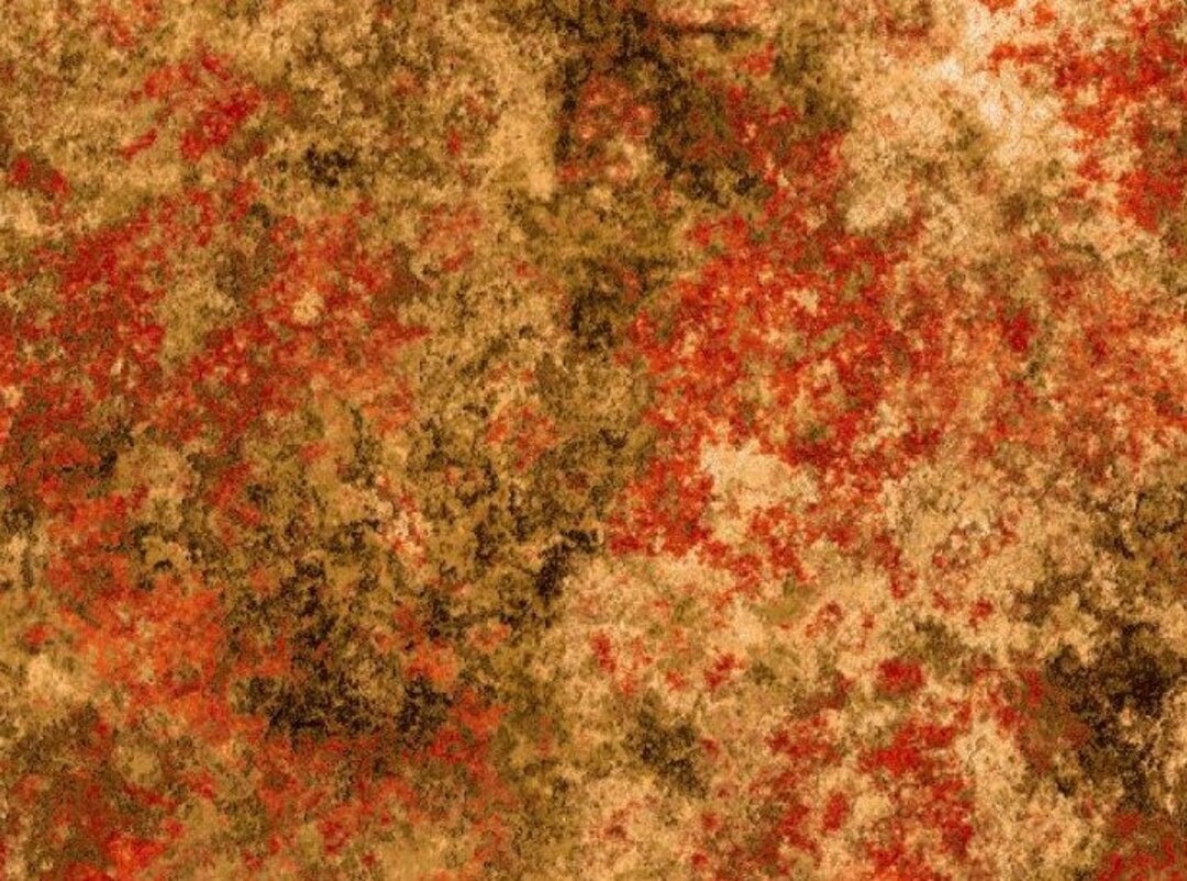 Orange and Gold Jewel Tone Fabric by the Yard, Orange Fabric, Gold