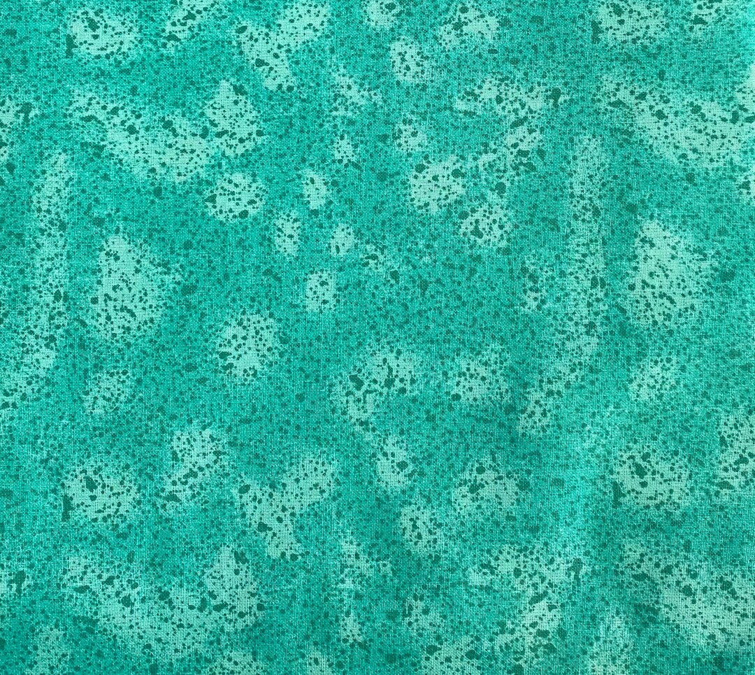Turquoise Fabric by the Yard, Turquoise Blenders Fabric, Turquoise