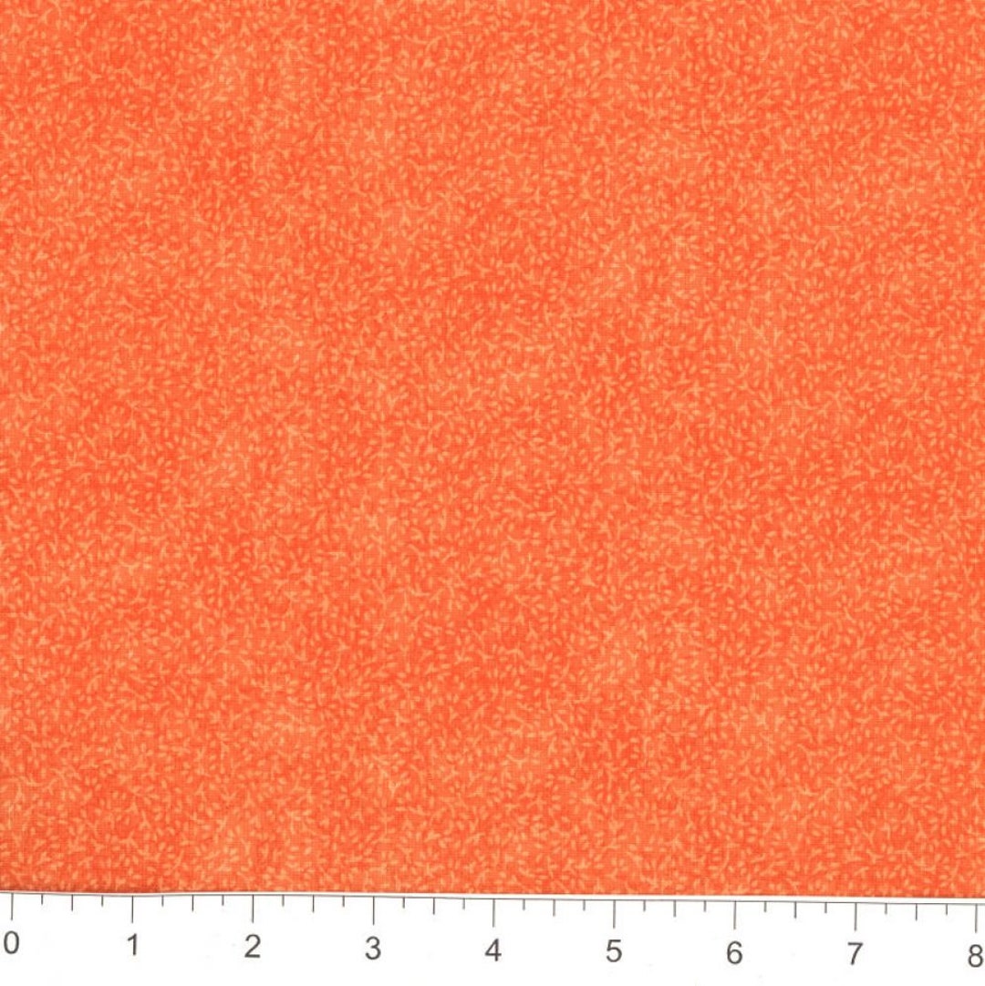 Orange Fabric by the Yard, Orange Cotton Fabric, Orange Tonal Fabric