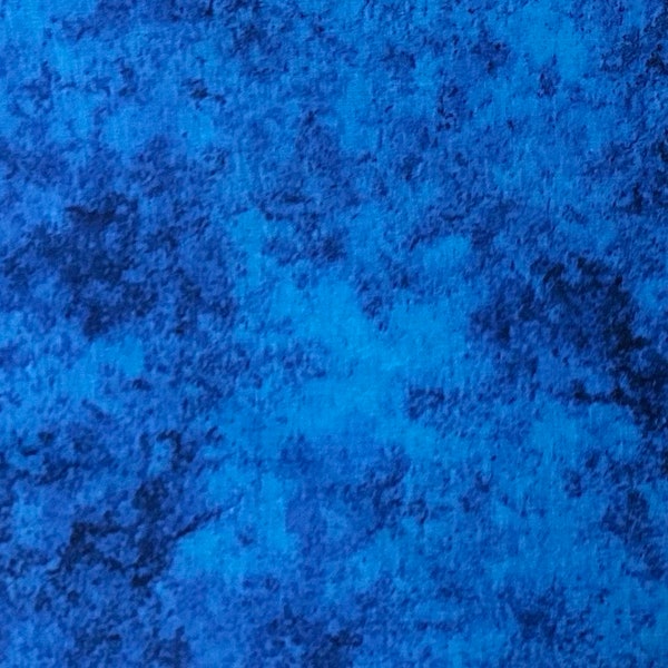 Blue jewel tone fabric by the yard, blue fabric, blue stone fabric, blue cotton, blue fabric basics, earth jewel fabric #23425