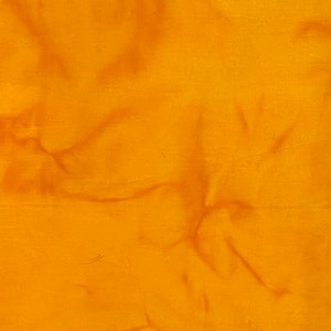 Orange tie dye print fabric by the yard, orange fabric, #22238