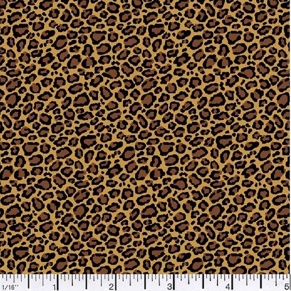 Cheetah fabric by the yard, cotton fabric, cheetah print fabric, leopard fabric, cat fabric, safari fabric, wild animal fabric, #19160