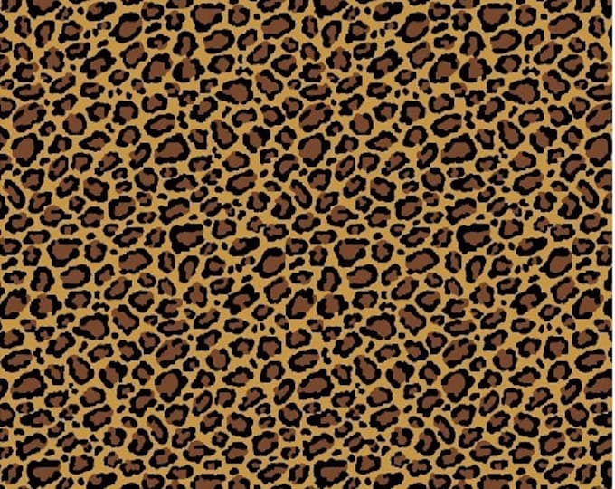 Cheetah Fabric by the Yard Cheetah Print Fabric Leopard Etsy