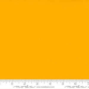 Moda Bella Solids in Marigold 9900 290, solid yellow fabric, yellow Bella Solids, yellow fabric basics, marigold fabric, #23822