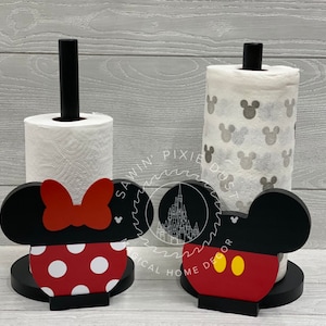 Disney Inspiration Hidden Mickey Paper Towel Holder 