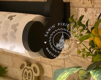 Original Wall Mounted Magical Paper Towel Holder, Farmhouse Kitchen