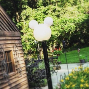 Magical Mouse Icon Theme Lamp Globe Top ONLY *Exterior or Interior Use* Light Top