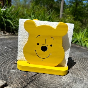 Original Magical Napkin Holder, Farmhouse Kitchen - Pooh Bear