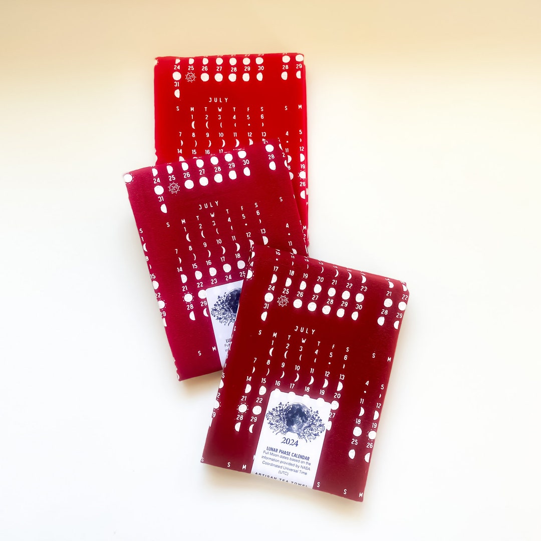 limited-edition-2024-moon-calendar-towel-moon-phases-etsy