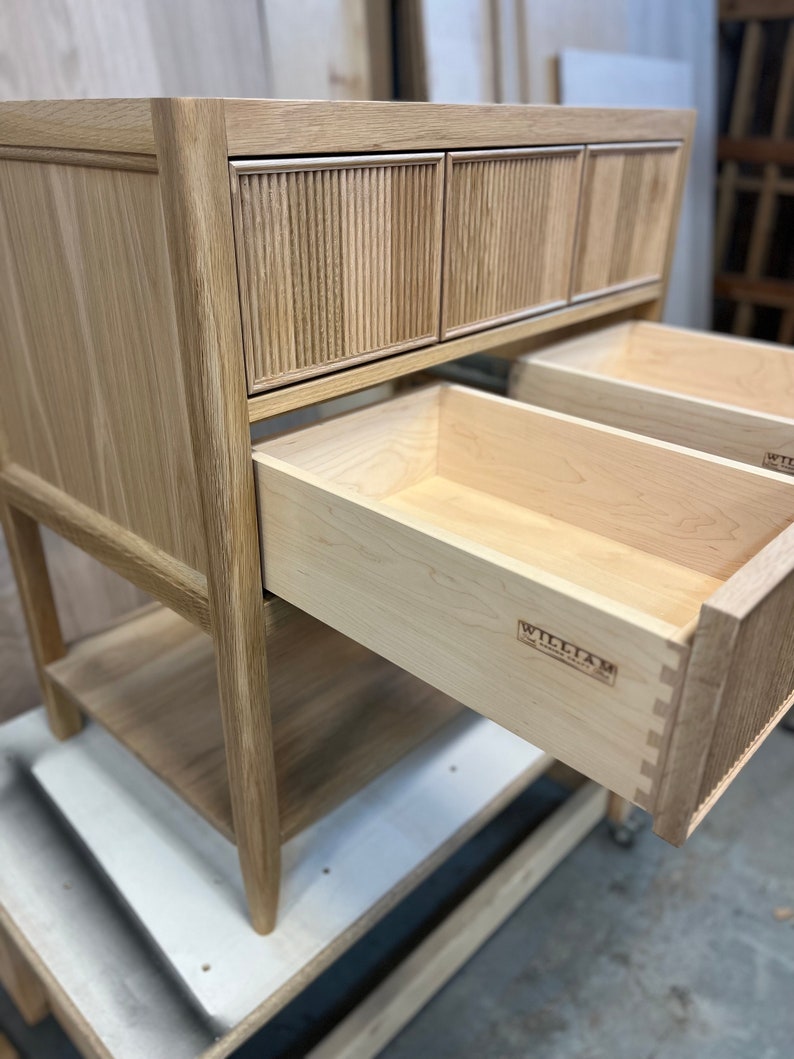 Solid White Oak Bathroom Vanity 30" 36" 42" 48" 60" - Etsy