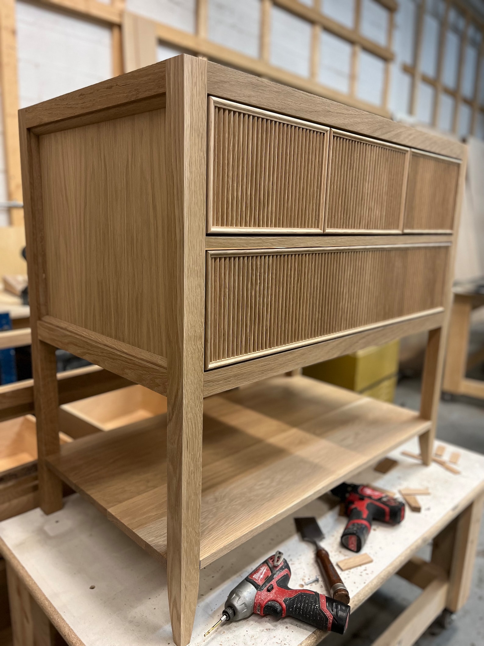 Solid White Oak Bathroom Vanity 30" 36" 42" 48" 60" - Etsy