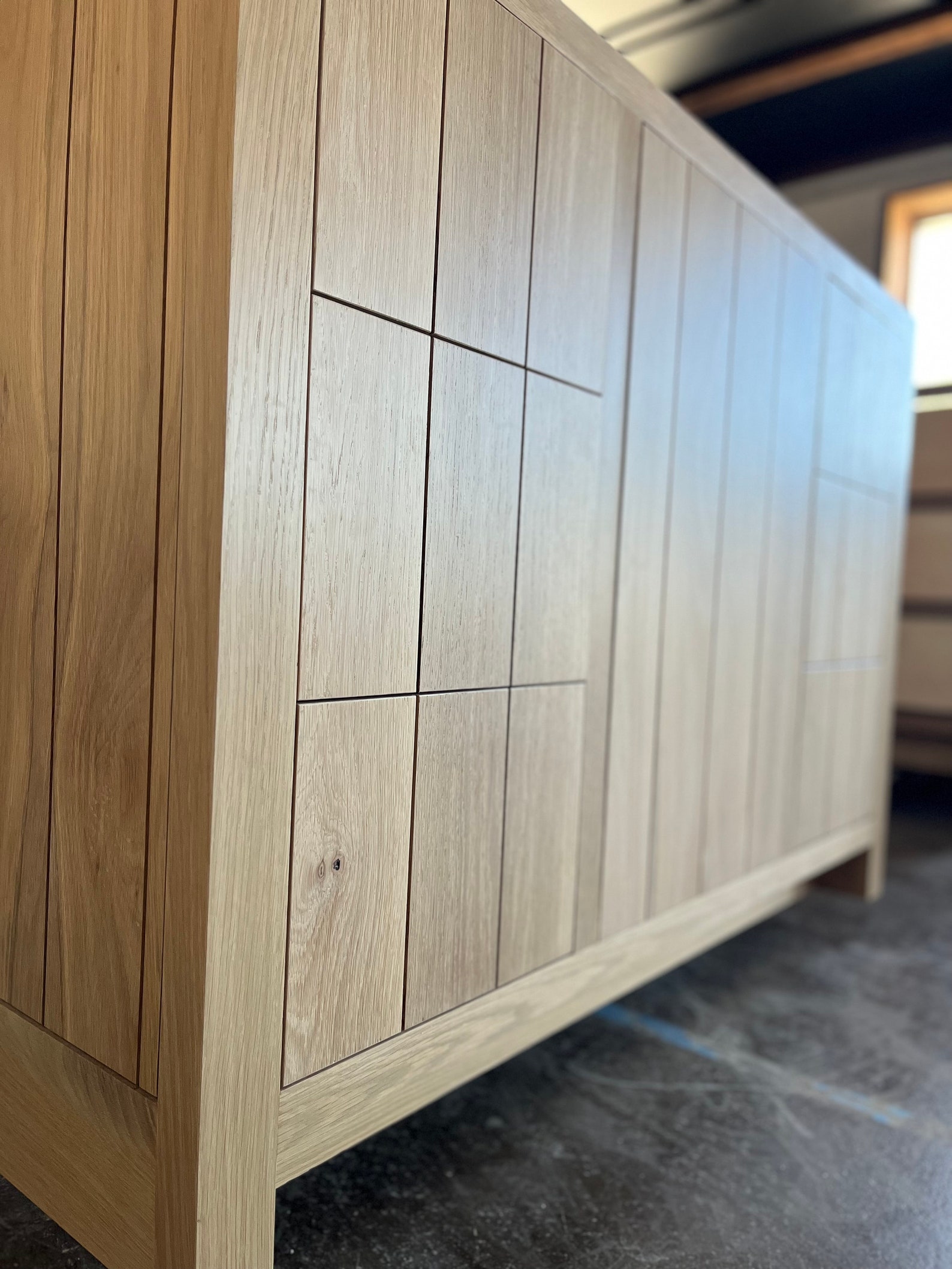 White Oak Bathroom Vanity Solid Wood Soft Close Solid Maple Dovetail ...