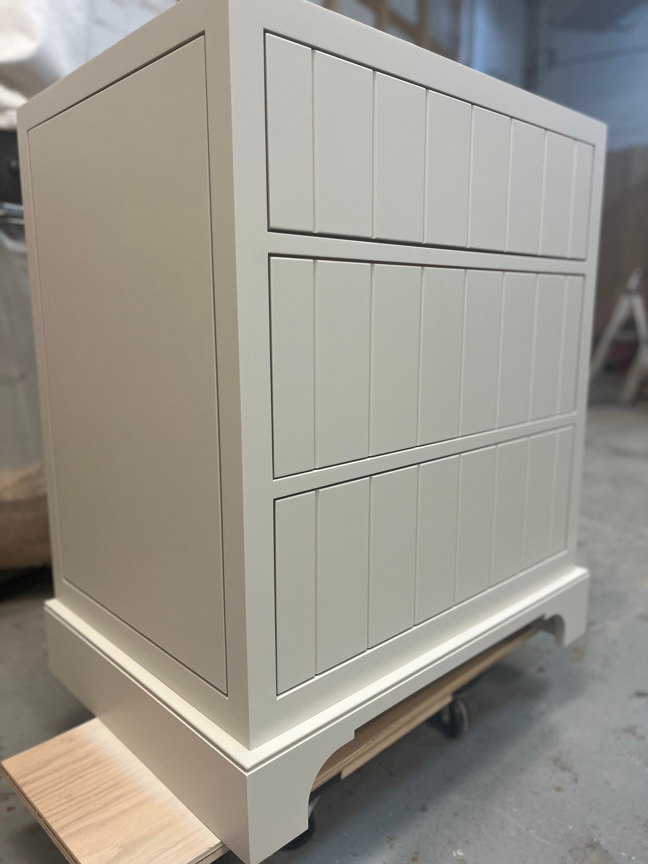 Bathroom vanity maple painted solid wood