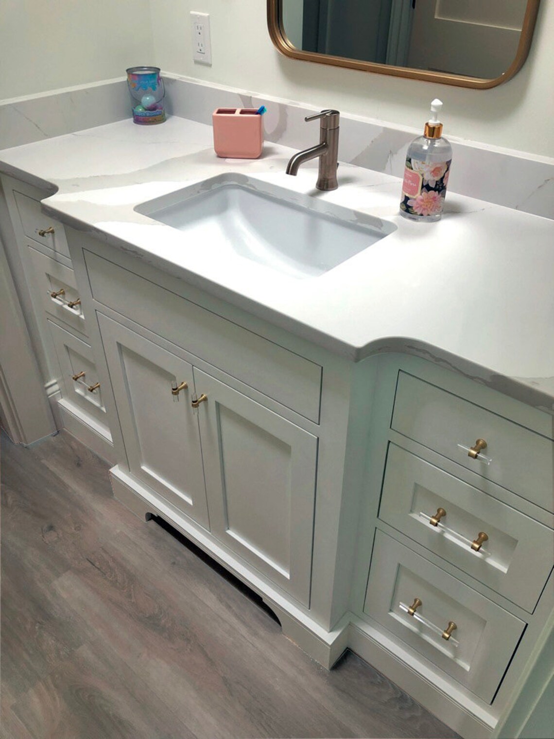 Bathroom Vanity Staggered Solid Wood Construction - Etsy