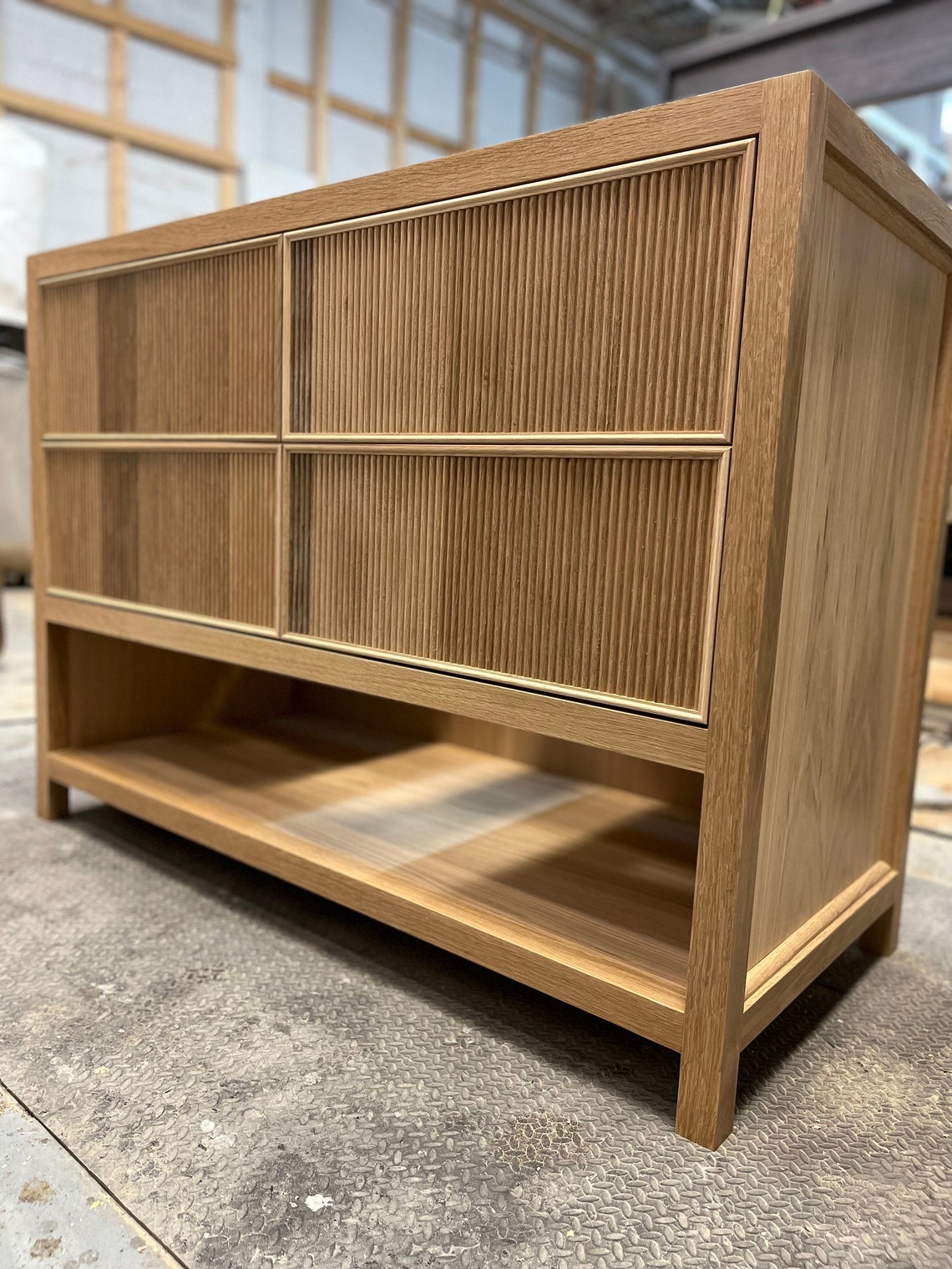 Solid White Oak Bathroom Vanity Built to Order Any Size Available - Etsy