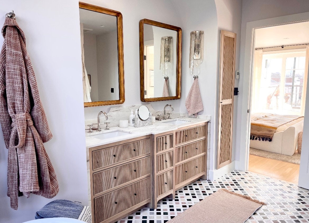 White oak 2024 vanity 30