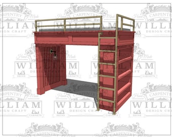 Kids loft bed