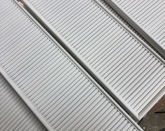 Custom reeded drawer fronts