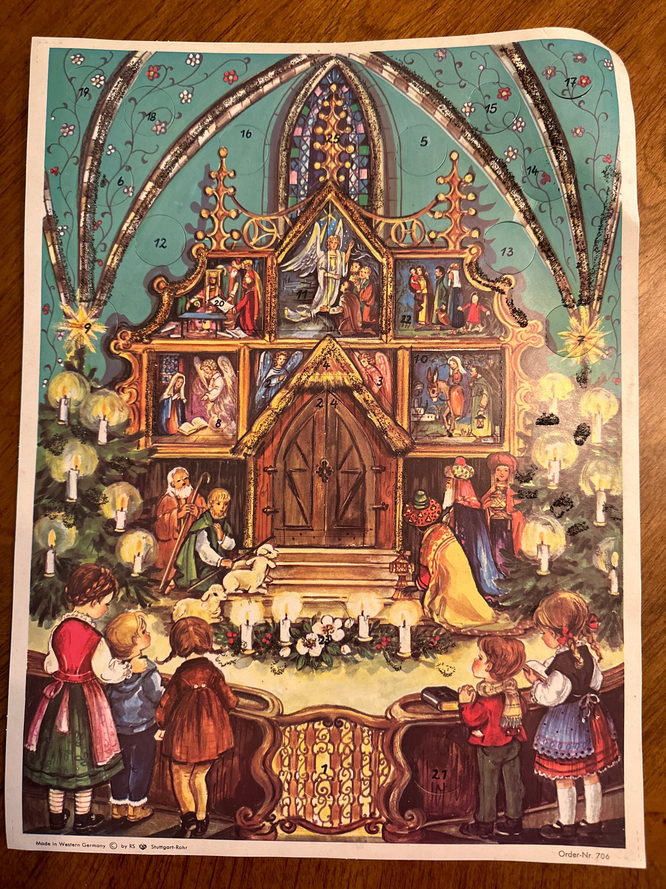 German Advent Calendar - Etsy